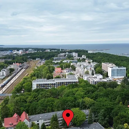 Apartman Al-dom 112 Awangardia, 300 M Do Plazy W Dzielnicy Uzdrowiskowej Kołobrzeg